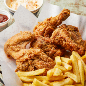 CHICKEN STRIPS WITH FRIES